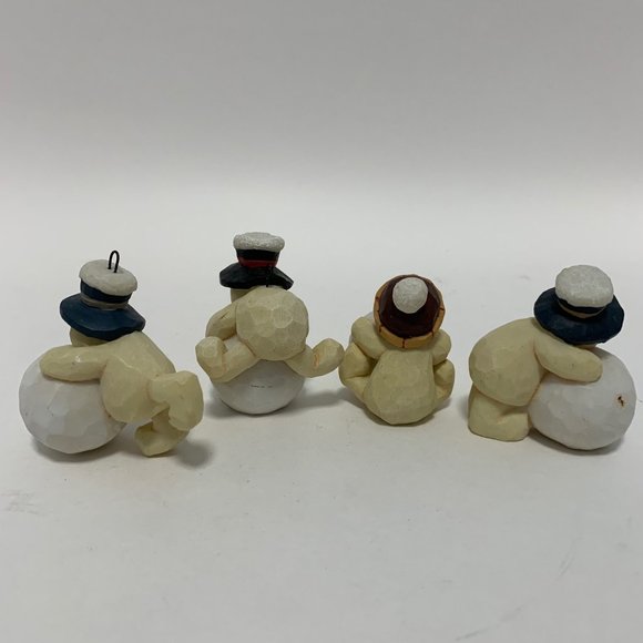Frolicking Snowmen Ornaments 4 - Picture 5 of 9